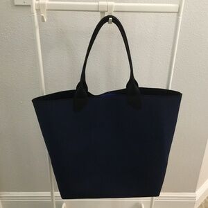 Large Lightweight Navy & Black Tote